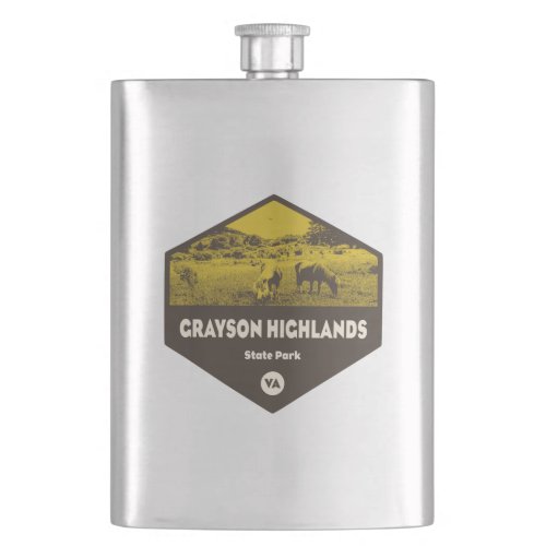 Grayson Highlands State Park Virginia Flask