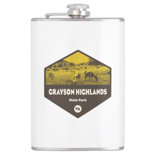 Grayson Highlands State Park Virginia Flask