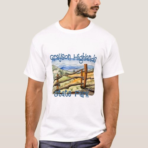 Grayson Highlands State Park Virginia T_Shirt
