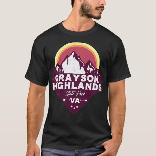 Grayson Highlands State Park Virginia VA Forest Ou T_Shirt