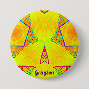 GRAYSON ~ Shades Yellow, Red, Orange, Blue, Green Button