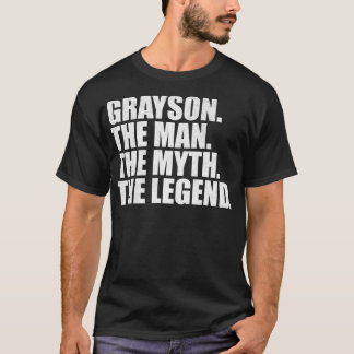 GraysonGrayson Name Grayson given name T-Shirt