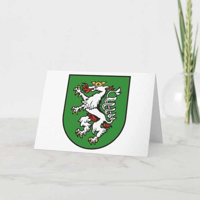 Graz Coat of Arms Greeting Card (Front)
