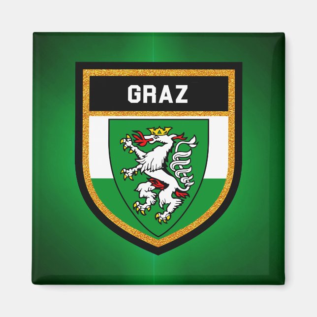 Graz Flag Magnet (Front)