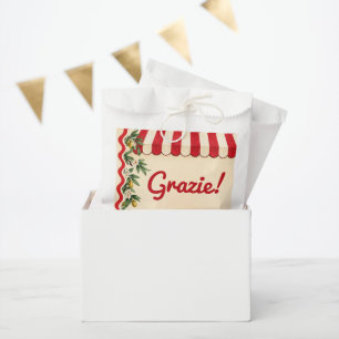 Grazie Italian Baby Shower Favor Bags