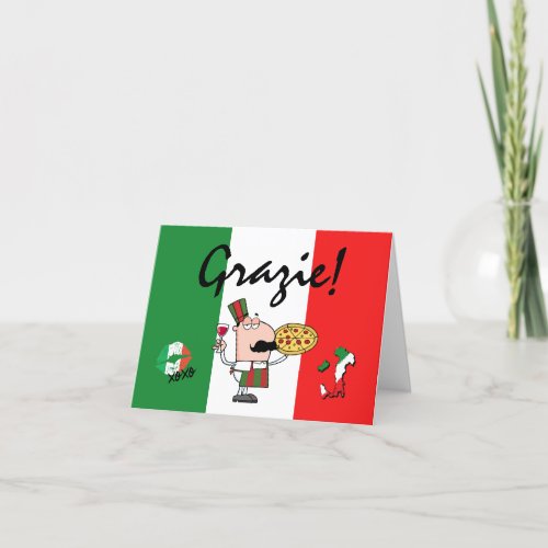 Grazie Italian Thank You Card