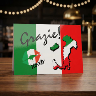 Grazie Italian Thank You Card