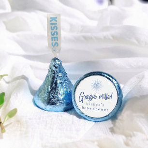 Grazie Mille! Italian Blue Boy Baby Shower Hershey®'s Kisses®