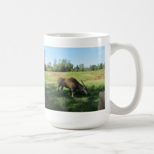 Grazing Antelope Coffee Mug (Right)