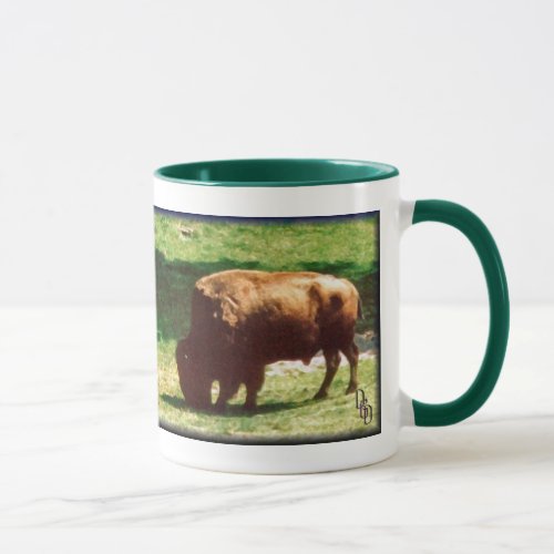 Grazing Bull Mug