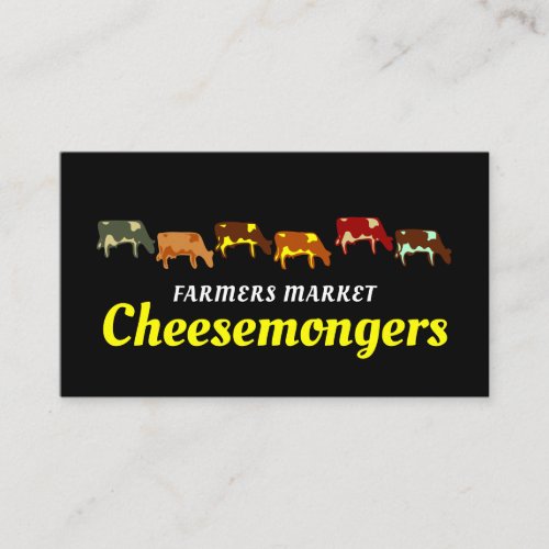 Grazing Cows Cheesemonger Business Card