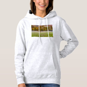 Grazing Elk Couple Hoodie