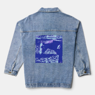 Grazing Horse Pop Art Denim Jacket