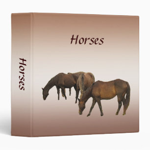 Grazing Horses Binder