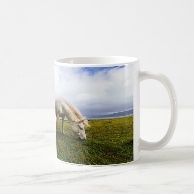 Grazing Horses Coffee Mug (Right)