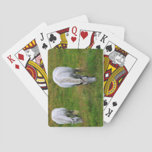Grazing Horses Poker Cards