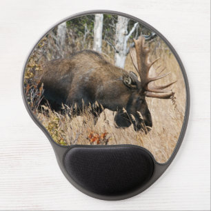 Grazing Moose Gel Mouse Pad