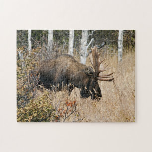 Grazing Moose Jigsaw Puzzle