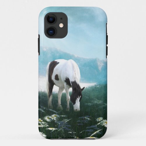 Grazing paint horse iPhone 11 case