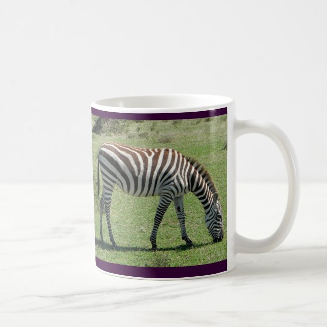 Grazing Zebra Grazing Zebra Coffee Mug (Right)