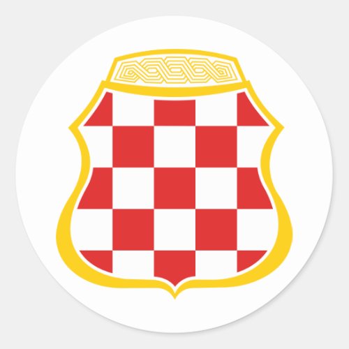 Grb Herceg_Bosne Classic Round Sticker