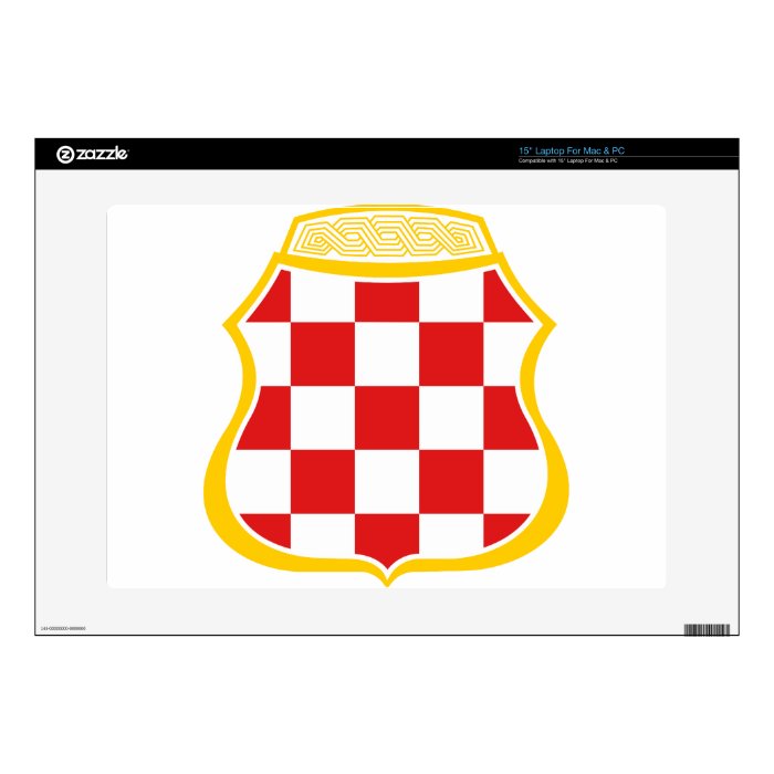 Grb Herceg Bosne Skin For 15" Laptop