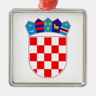 Grb Hrvatske, Croatian coat of arms Metal Ornament