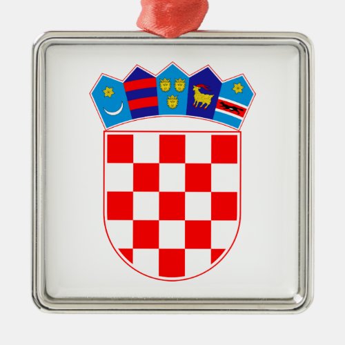 Grb Hrvatske Croatian coat of arms Metal Ornament