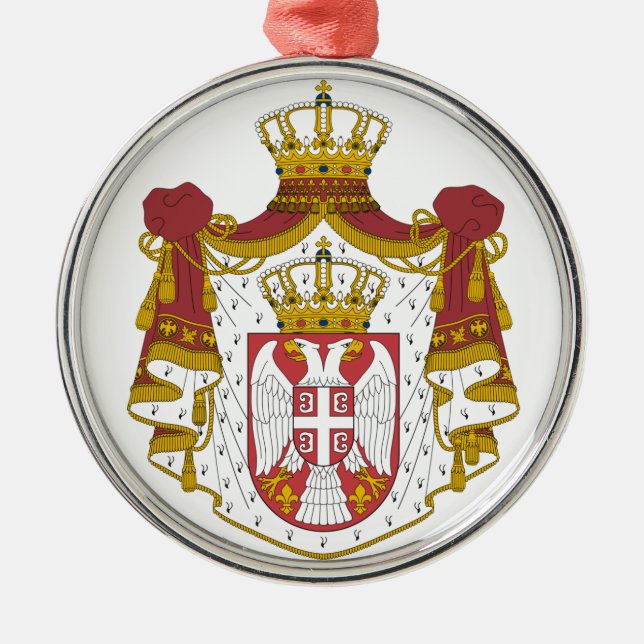 Grb Srbije, Serbian coat of arms Metal Ornament (Front)