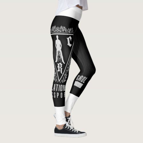 GRC Dogsports Original_Black and White leggings