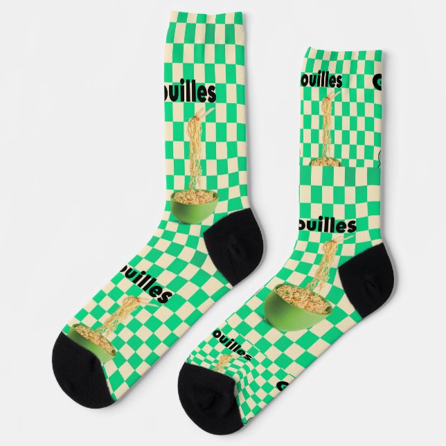 gre noodles socks (Left)