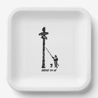 'Grease 'Em Up' Paper Plates