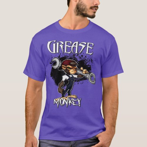 Grease Monkey Design T_Shirt