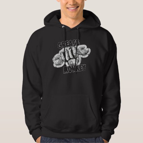 Grease Monkey Wrench Auto Mechanics  Hoodie