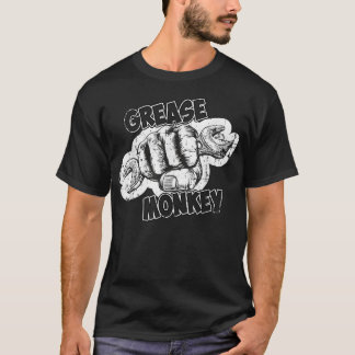 Grease Monkey Wrench Auto Mechanics  T-Shirt