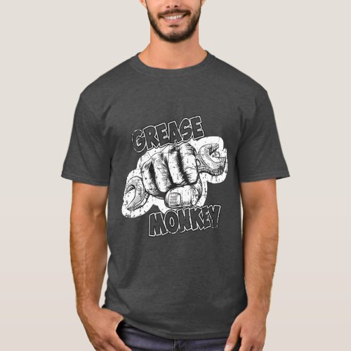 Grease Monkey Wrench Auto Mechanics TShirt