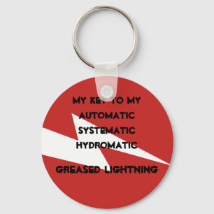 Greased Lightning Keychain