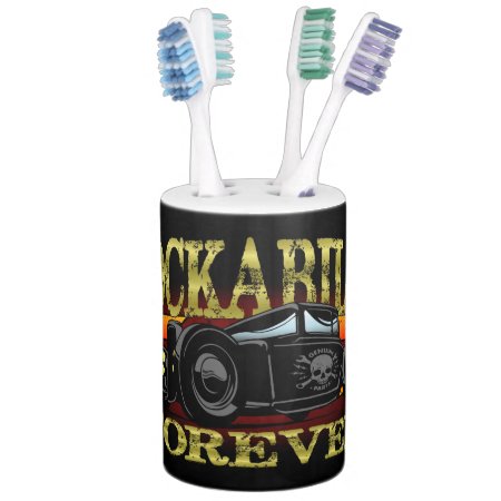 Greaser Rockabilly Hot Rod Soap Dispenser & Toothbrush Holder