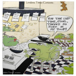 Greasy Spoon For Frogs Funny Gifts & Cards Cloth Napkin