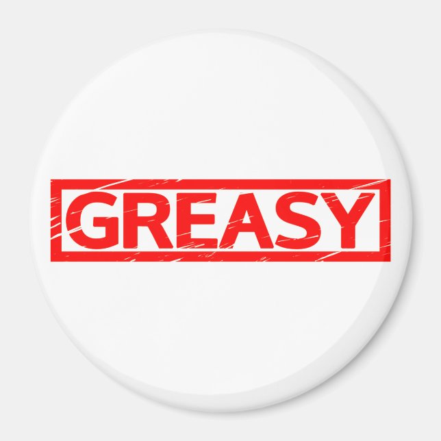Greasy Stamp Magnet (Front)