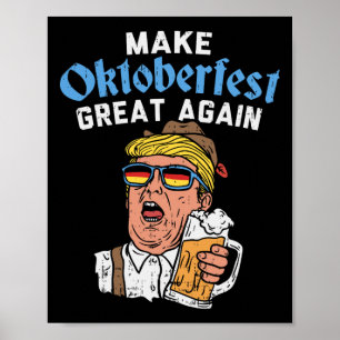 Great Again Funny Trump Drink Beer Mug Gift  Poster
