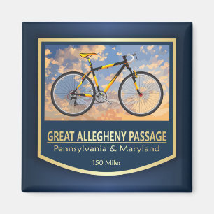 Great Allegheny Passage (bike2) 2 Magnet