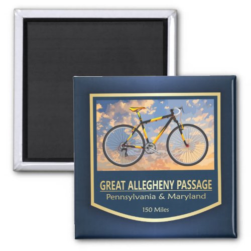 Great Allegheny Passage bike2 2 Magnet