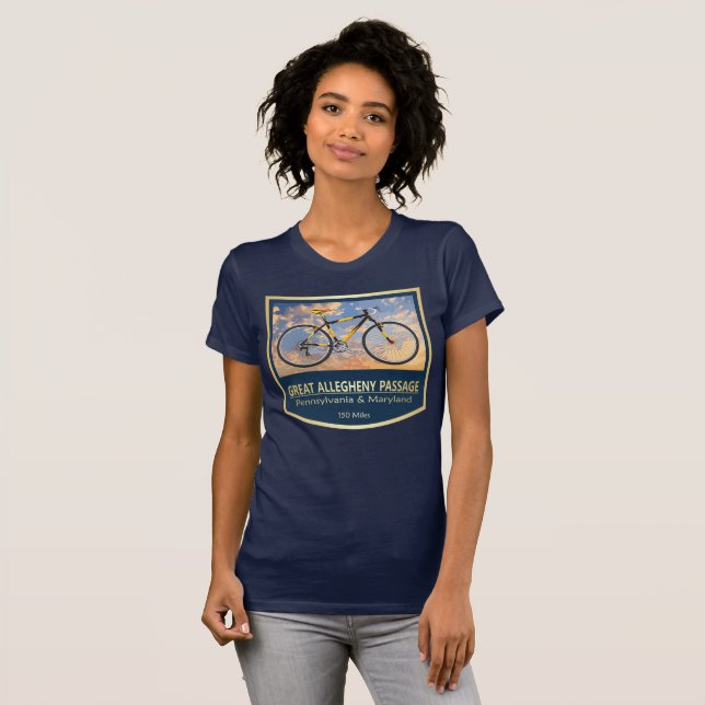 Great Allegheny Passage (bike2) 2 T-Shirt (Front Full)
