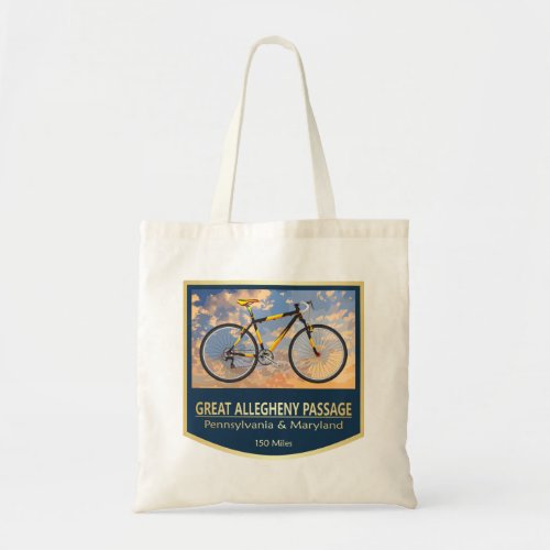 Great Allegheny Passage bike2 2 Tote Bag