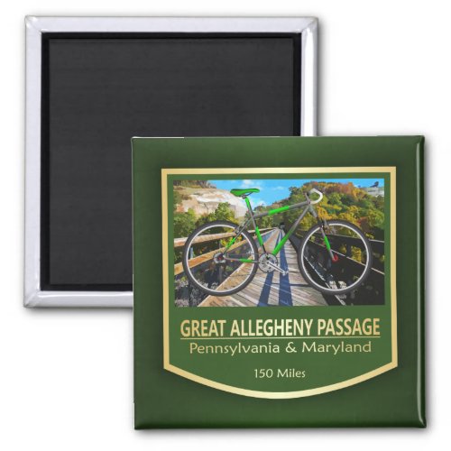 Great Allegheny Passage bike2 Magnet