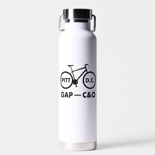 Great Allegheny Passage CO Canal Towpath Bike Water Bottle