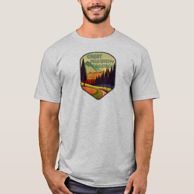 Great Allegheny Passage Colors T-Shirt (Front)