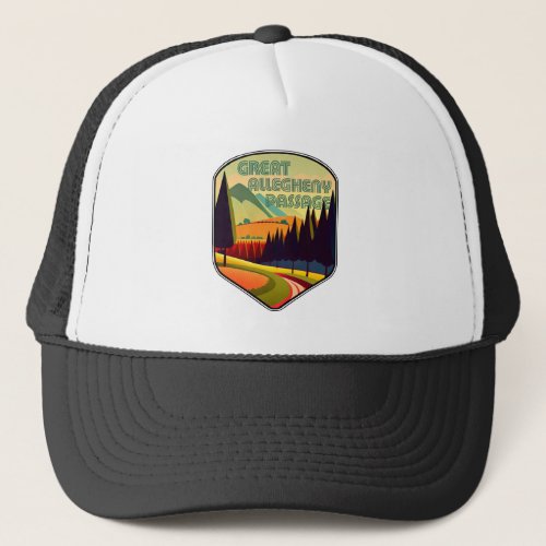 Great Allegheny Passage Colors Trucker Hat