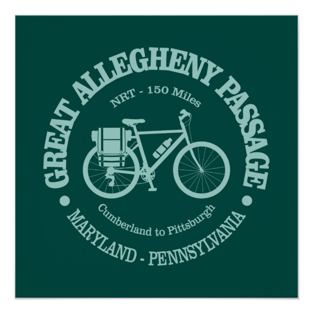 Great Allegheny Passage (cycling) Poster (Front)